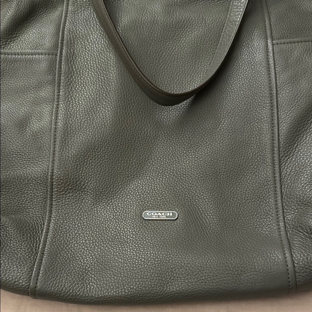 Coach Olive Green Double Strap Shoulder and Crossbody NWT Bag - Picture 2 of 12